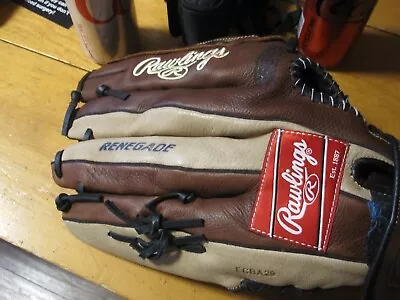 Rawlings Renegade R140R 14 Inch Leather Baseball/Softball RIGHT Hand THROW RHT • $35