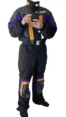 Phenix Ski Suit Vintage Rare One Piece Snowsuit Snow Purple Black Yel Mens Sz XL • $99