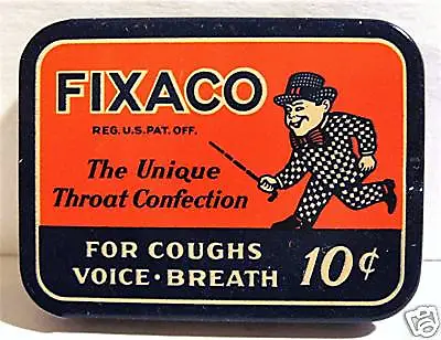 Vintage 1939 Fixaco Medicine Tin / Old Store Stock • $11.99