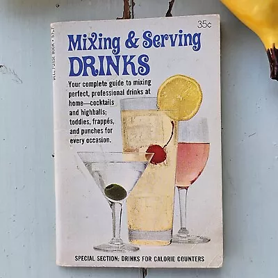 Vintage Dell Purse Book 1963 Mixing & Serving Drinks #5707 • $12