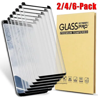 For Samsung Galaxy S9 /Plus / S8 Plus Note 8 9 Screen Protector Tempered Glass • $10.95