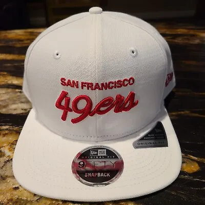 $49 • Buy San Francisco 49ers New Era White Griswold 9FIFTY Snapback Hat. Kyle Shanahan!