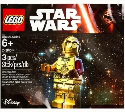 LEGO Star Wars C-3PO Red Arm MiniFigure 5002948 Threepio Force Awakens Episode 7 • $19.95