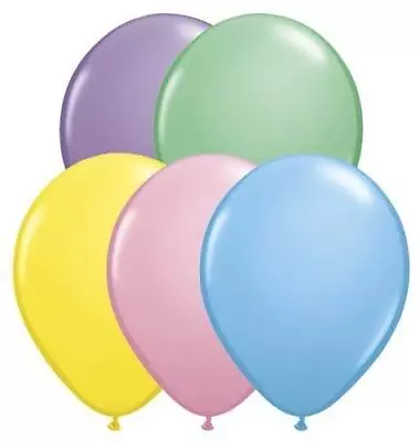 Qualatex 5  Assorted Pastels Latex Balloons (100ct) • $12.99