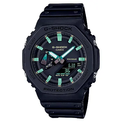 New Casio G-Shock Carbon Core Guard Rusted Iron World Time Watch GA-2100RC-1A • $96.50