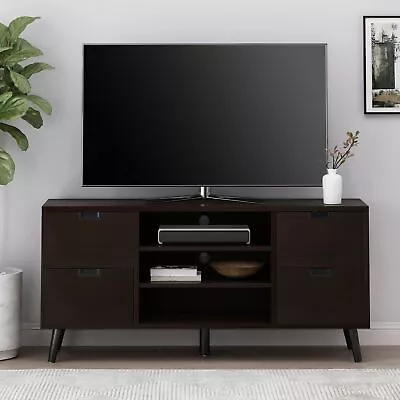 Brinson Mid-Century Modern TV Stand With Storage • $112.70