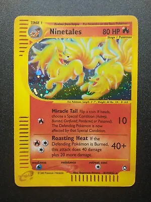 Pokemon Aquapolis Ninetales H19/H32 Holo Rare (e-Reader) 2002 NM • $100