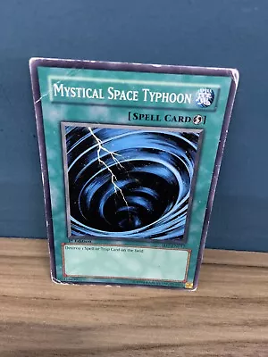 Mystical Space Typhoon SD7-EN017 Common 1st Edition Yugioh Card Lightly Played • £0.99