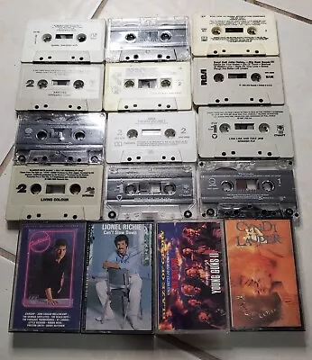 Lot Of 16 1980s Cassettes Madonna Bon Jovi Cyndi Lauper Whitesnake.. • $4.99