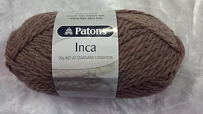 Patons Inca #7039 Light Taupe Wool/Alpaca/Acrylic 50g • $8.50