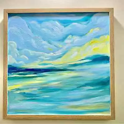 Original Painting Abstract Studio Magee Inspired Impressionist Sea Landscape Art • $199.99