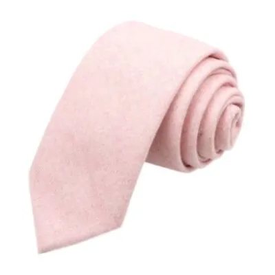 £16 • Buy Vintage Pink Blush Mens Tweed / Wool Skinny Tie. Excellent Quality & Reviews. UK
