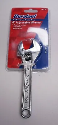 Duralast Professional Grade Stubby 6  Mini Adjustable Wrench W/ Ruler ~NEW • $11.29