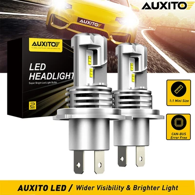 H1 H4 H7 9005 LED Headlight Globes Bulbs High Low Beam Super Bright 52w Canbus • $49.53