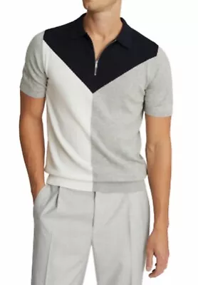 £8.99 • Buy Mens Reiss “butler” Slim Fit Short Sleeve Top - Small