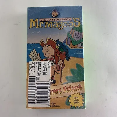 MR MAGOO'S Video Storybook Treasure Island  (1969) VHS SEALED 1988 • $12.82