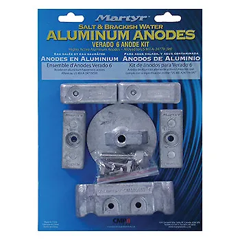 $56.65 • Buy Anode Kit Aluminum Salt Water  Mercury 135-200hp Verado 135-300hp