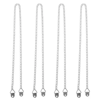  4 Pcs Hook Hanger Metal Hangers Heavy Duty Chandelier Chain Hanging • £6.99