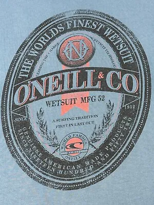 O'Neill Men's T-Shirt Size XL - EXTRA LARGE - BLUE - O'NEILL SURF - O'Neill Co. • $8.55