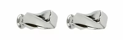 Vintage Square Twisted 26t Nut 3/8 Axle In Chrome For Front Wheel Sold By Pair. • $34.99