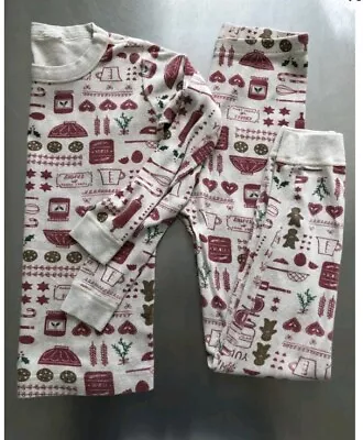 Hanna Andersson Size 10 Pajamas Christmas Red VGUC • $10