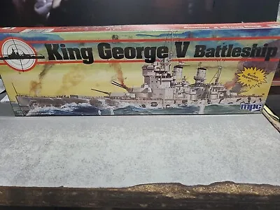 Vintage Sealed Rare MPC King George V Battleship Model Kit 1/600  5252 New SEAL • $24