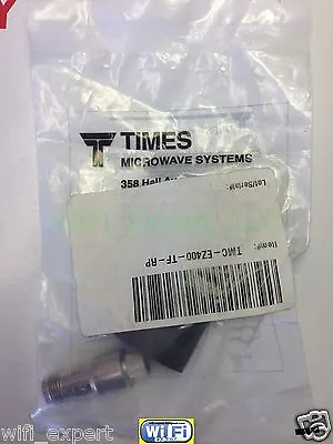 TIMES® EZ-400-TF-RP RP-TNC Female Jack Crimp For LMR400 RF Connector MADE IN USA • $14.51