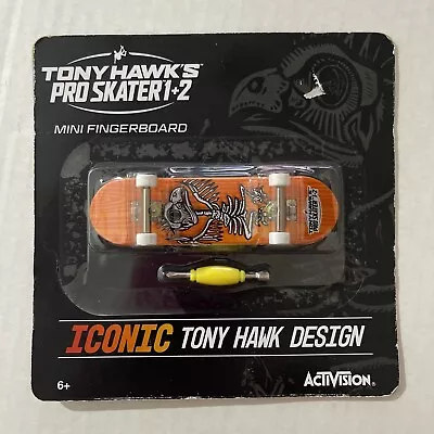 Activision Tony Hawk's Pro Skater 1+2 Mini Fingerboard Toy • $34.95