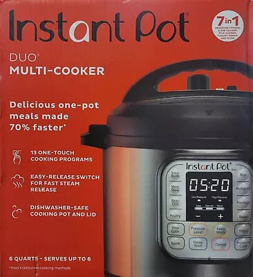 **NEW** Instant Pot Duo Multi-Cooker 7-in-1 Pressure Cooker 6 Quarts • $65.99