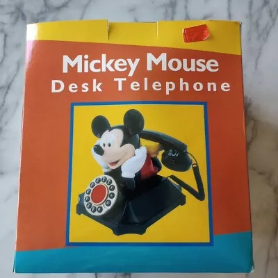 TeleMania Disney Mickey Mouse Desk Telephone Vintage - New • $29.99