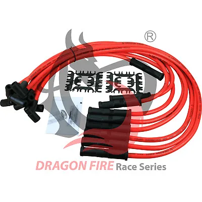 $54.95 • Buy HEI Spark Plug Wires Set 90 To Straight **FOR Chevy SBC BBC 350 383 400 454 V8