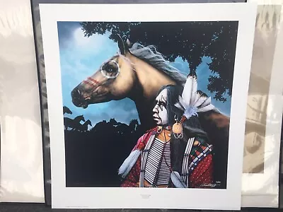 JD Challenger - Hand Signed - Horse Spirit Night - #70/800 26”x27” • $235