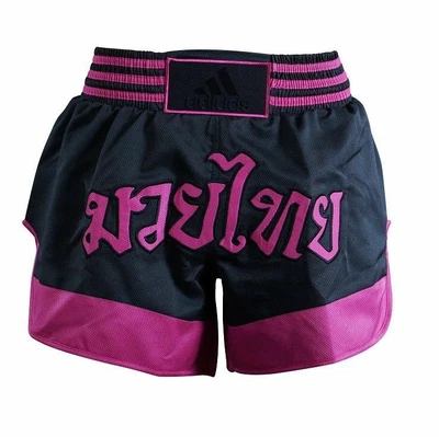 £54.89 • Buy Adidas Thai- Und Kickbox-Shorts Micro Diamond Schwarz / Pink