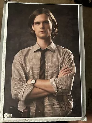 Matthew Gray Gubler Signed Criminal Minds Photo BAS COA Beckett BH78226 • $224.99