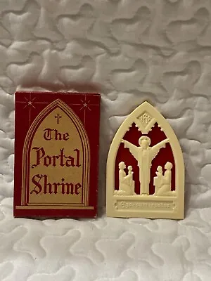 Vintage The Portal Shrine Miniature Crucifix For Home Altar Shrine In Box • $19.95