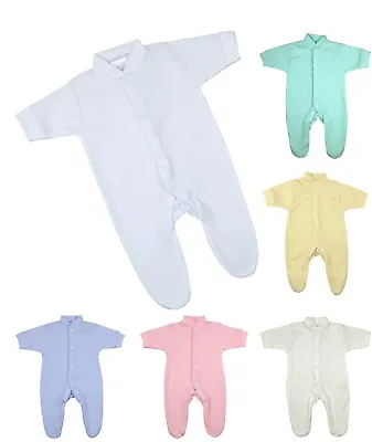 BabyPrem Premature Baby Clothes Tiny Preemie Sleepsuit Babygrow 1-3  3-5  5-7lbs • £5.99