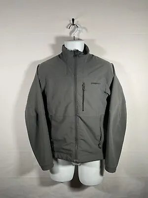 Patagonia Guide Jacket Gray Full Zip Softshell Fleece Lined Outdoor Mens XS • $24.99