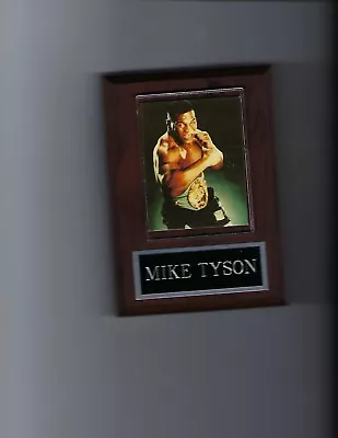 Mike Tyson Plaque Boxing Champion With Belt • $4.99