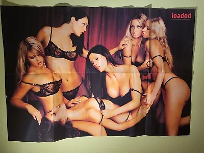 Loaded Magazine LARGE POSTER (RARE 851)  Lauren Pope & Zoe McConnell  • £24.99