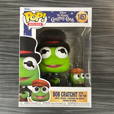 Funko POP! Movies: The Muppet Christmas Carol - Bob Cratchit With Tiny Tim #1457 • $17.99