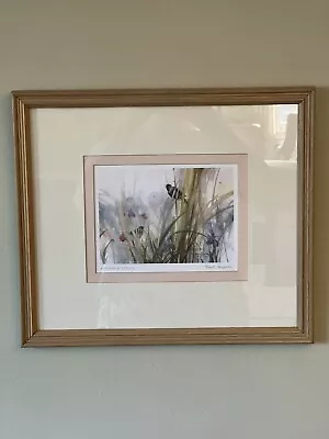 Vintage Art Print By Brent Heighton  A Coming Of Spring  Framed Pencil Signed • $40