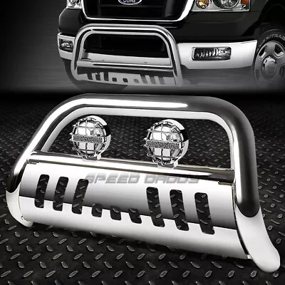 Chrome Bull Bar Guard+chrome Fog Light For 04-16 F150 Non-ecoboost/03+expedition • $152.88