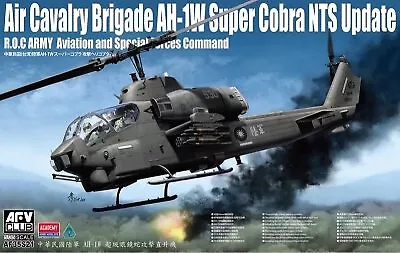 AFV Club AF35S21 1:35 ROC Army AH-1W Super Cobra Helicopter Plastic Model Kit • $69.06