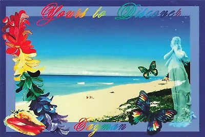 Cayman Islands Colorful Beach Seascape Sea Vintage Postcard • £5.06