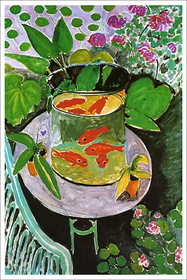 Artist Henri Matisse Poster Print Of Painting Goldfish • $14.99