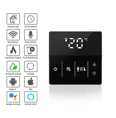 £59.99 • Buy Smart Home WiFi Gas Boiler Water Room Central Heating Thermostat Control Alexa