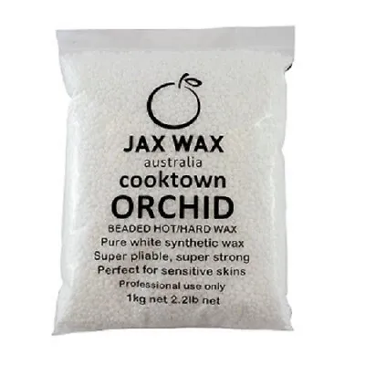$34.49 • Buy Adam & Eve JAX WAX White Cooktown Orchid Beaded Hot Wax Beads 1kg - Hair Removal