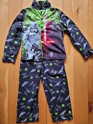 $9.99 • Buy STAR WARS Pajamas, Size 8, Long Sleeves, Pants, Storm Trooper & Darth Vader