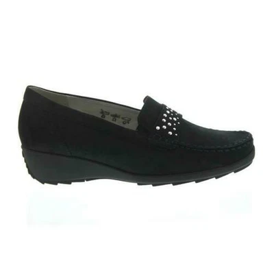£101.53 • Buy Waldläufer Hanin, Moccasin, Nubuck Soft, Notte (Dark Blue), Width H 348501-162-1