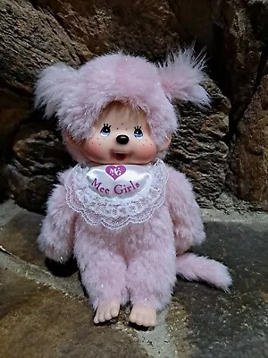 Retro Sekiguchi - Monchhichi Mee Girls Shiny Light Pink 7.5  Tall Plush Doll • $99.99